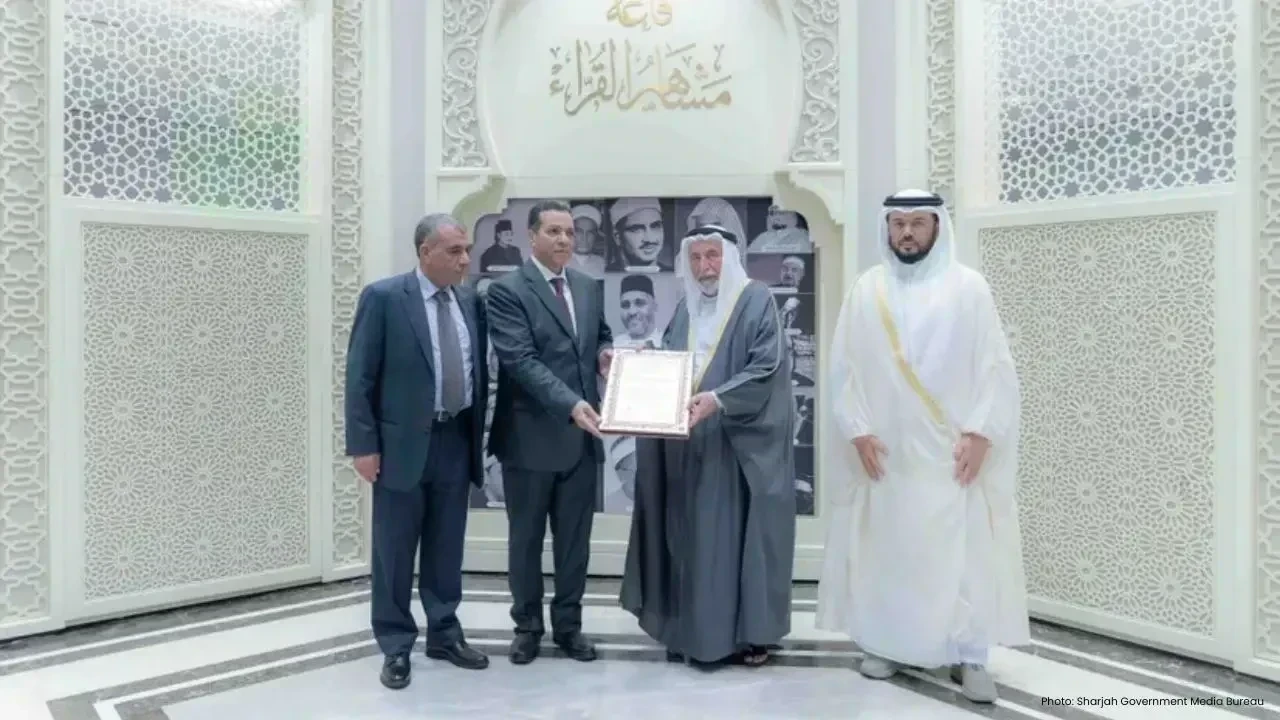 Sharjah Ruler Honours Sheikh Abdul Basit, Launches App