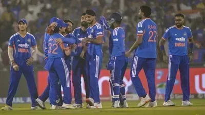 India Dominates New Zealand with Record Chase in 3rd T20I at Guwahati