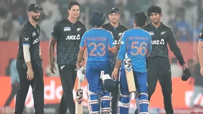 Kiwis Claim Victory over India in 4th T20I: Highlights from Visakhapatnam