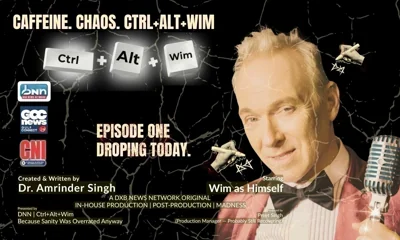 DXB News Network Presents “Ctrl+Alt+Wim”, A Bold New Satirical Series Starring Global Entertainer Wim Hoste