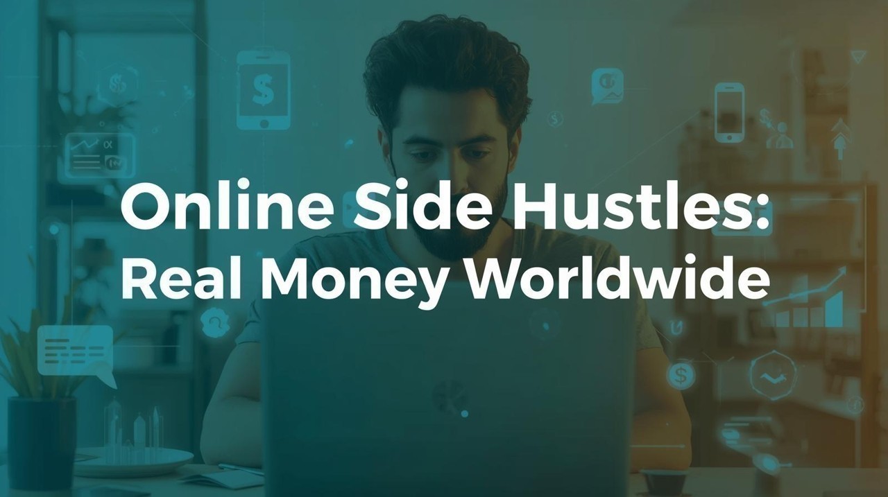 Online Side Hustles Making Real Money Worldwide