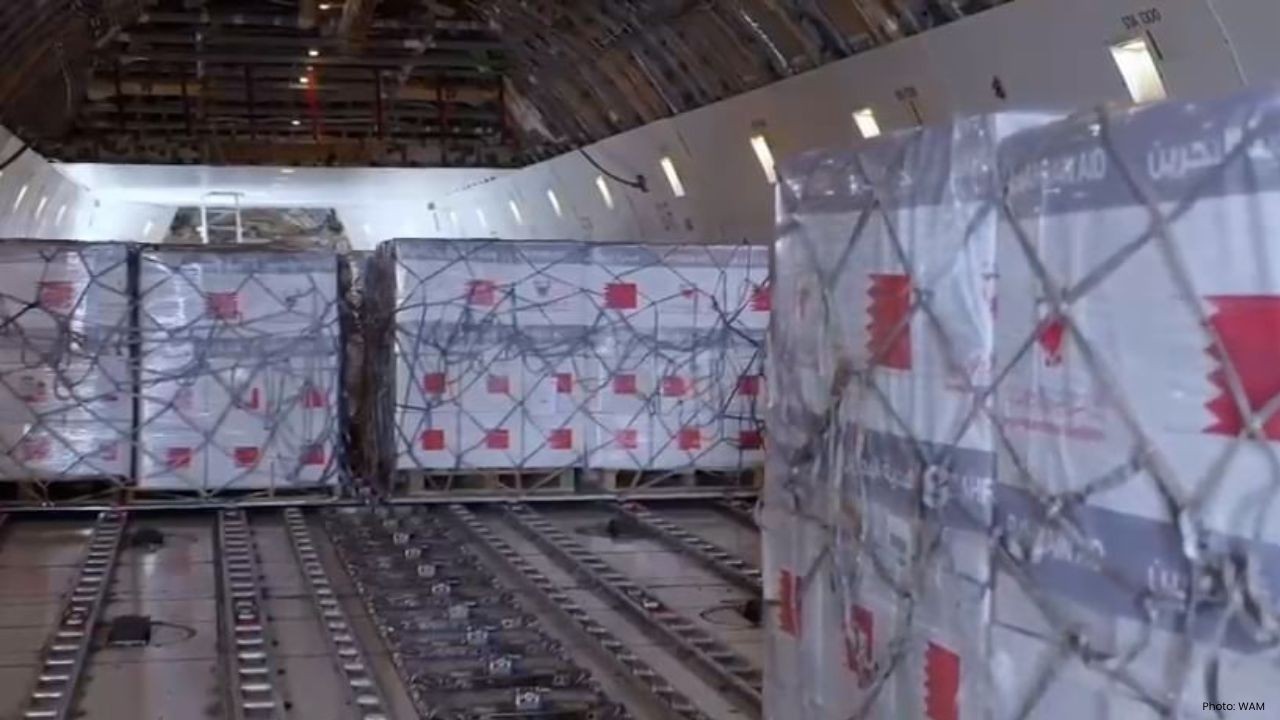 Bahrain Dispatches 100-Tonne Relief Aid to Gaza for Ramadan