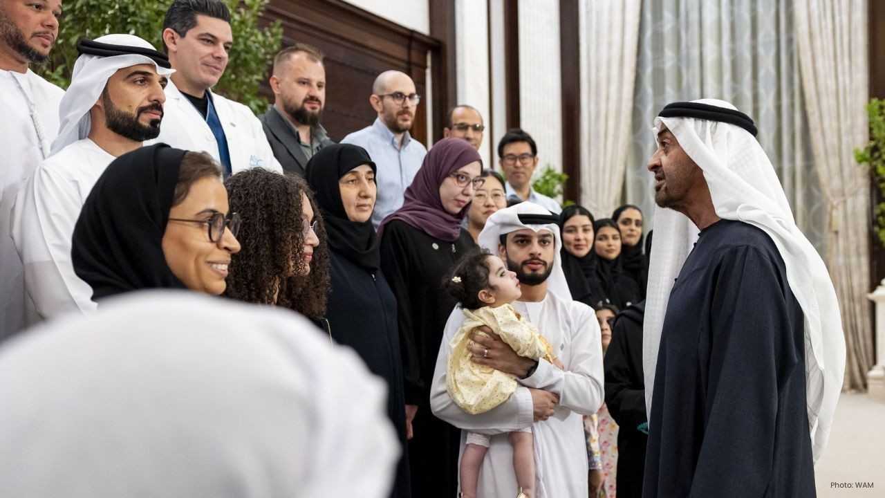 UAE President Meets Stem Cell Heroes in Abu Dhabi