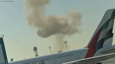 Drone Debris Near Dubai Airport Injures Four, Flights Normal
