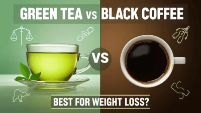 Trying to lose weight? Here's what to choose between green tea and black coffee