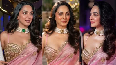 Kiara Advani’s Elegant Saree Look Grabs Spotlight
