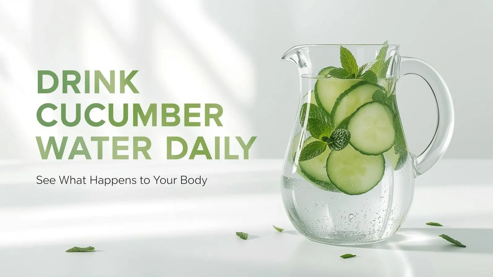 What Happens When You Drink Cucumber Water Daily? Benefits Explained