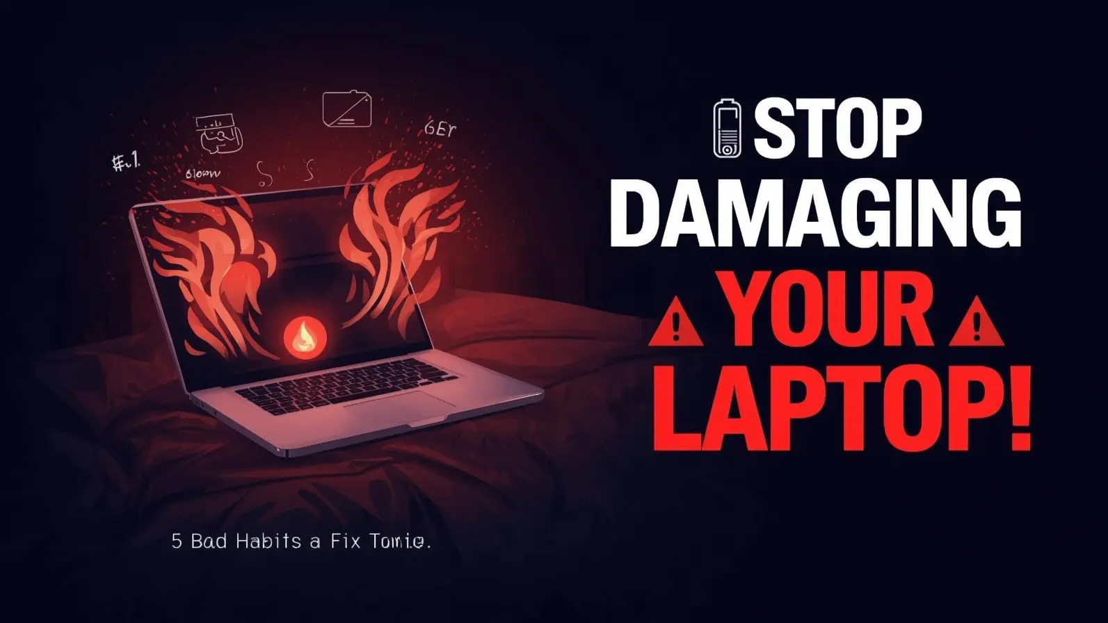 5 Bad Laptop Habits That Damage Your Device — Fix Them Today