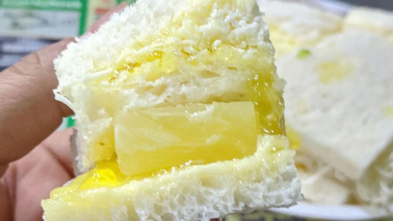 Pineapple Cheese Ice Cream Sandwich