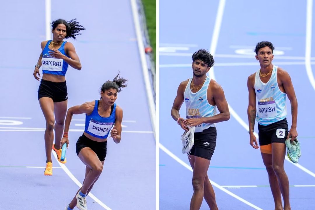 Indian Men’s and Women’s 4x400m Relay Teams Miss Final Round at Paris 2024
